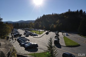 Cars in North Carolina, while I'm standing in Tennessee.